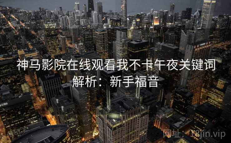 神马影院在线观看我不卡午夜关键词解析：新手福音